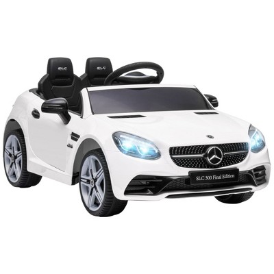 Aosom 12V Kids Electric Ride On Car with Parent Remote Control, Two Motors, 2 Speeds, Music, LED Lights, USB for 3-6 Years Old