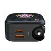 MLB Cooperstown West Teams Text Backdrop 18-Watt 2 in 1 USB A/C Charger - 2 of 3