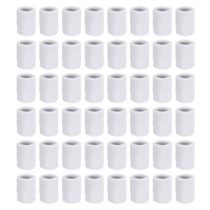 Unique Bargains Cotton Terry Cloth Tennis Basketball Working Out Running Wicking Air Permeable Sports Sweatbands 48 Pcs - 1 of 4