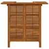 vidaXL Bar Table Warm Brown Solid Acacia Wood 43.3x19.7x41.3 in - 4 of 4