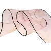 Allegra K Women's Transparent Skinny Organza Scarf Floral Neckerchief Hair Band - 4 of 4