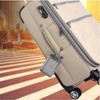 French Connection 4-Pack Premium Luggage Tags - Durable Faux Leather Travel ID Labels with Secure Buckle - 2 of 4