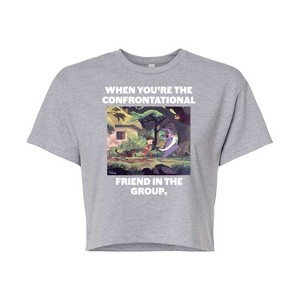 Women's - Disney - The Sword And The Stone Cropped Graphic T-Shirt - 1 of 4