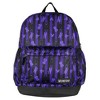 Wednesday Addams Backpack Nevermore Academy Dress And Cello All-Over Tossed Print School Travel Tote Book Bag - 2 of 4