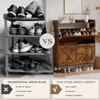 Snynuxx Shoe Cabinet Storage for Entryway, Narrow Shoe Rack Cabinet with 2 Flip Drawers, Freestanding Hidden Shoe Rack Storage Organizer - 4 of 4