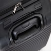 NAYSAYE 20 Inch Carry On Luggage Lightweight ABS Spinner Suitcase with Adjustable Handle for Air Travel, Black, 14.57"*9.06"*21.65" - 3 of 4