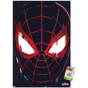 Trends International Marvel's Spider-Man: Miles Morales - Face Unframed Wall Poster Prints - 1 of 4