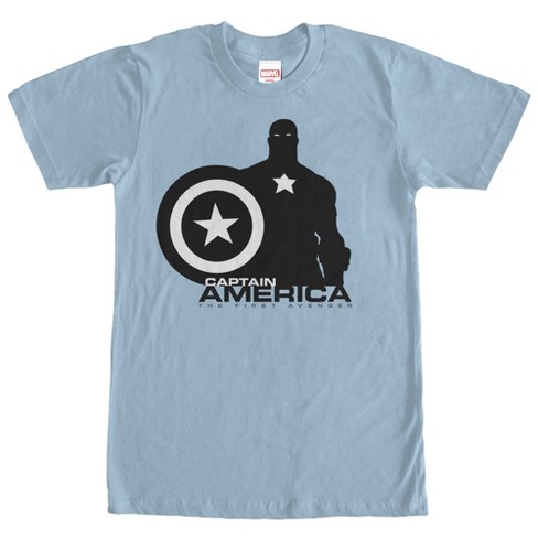 Captain america t shop shirt light blue