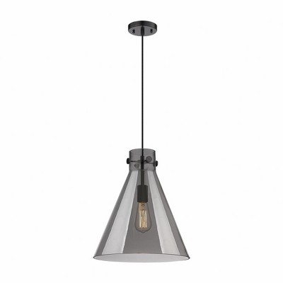 Newton Cone - 1 Light Pendant In Industrial Style-16.5 Inches Tall and 14 Inches Wide