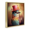 Stupell Industries Pastel Bird in Hat, 25" x 25" - 3 of 4