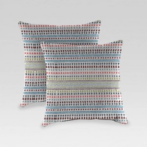2pk Outdoor Pillow Set - Jordan Manufacturing - 1 of 3