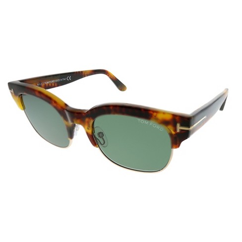 Tom Ford Harry Ft0597 55n Unisex Square Sunglasses Yellow Havana Gold 51mm Target