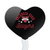 Valdosta Blazers Heart Love Cupcake Picks Toppers Decoration Set of 6 - 2 of 4