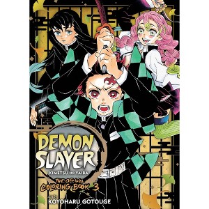 Demon Slayer: Kimetsu no Yaiba: The Official Coloring Book 3 - by Gotouge, Koyoharu (Paperback) - 1 of 2