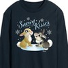 Men's - Disney - Christmas - Snowy Bunny Kisses Long Sleeve Graphic T-Shirt - 2 of 4