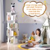 Aheaplus 4-tier Rotating Bookshelf Tower Revolving Corner Bookcase - 4 of 4
