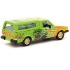 Volkswagen Caddy Truck w/Camper Shell Green with Flames and Graphics "Rat Fink" 1/64 Diecast Model Car by Schuco & Tarmac Works - 3 of 3