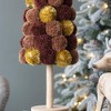 NAYSAYE Party Decoration and Accessories Christmas Tree Figurine for Holiday Table and Home Decor, Coffee, 8.7"*8.7"*31.5" - 4 of 4