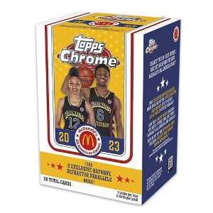 2023 Topps NBA Chrome All-American Games Basketball Trading Card Blaster Box - 1 of 3