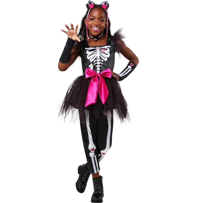 Rubies Skele-Kitten Girl's Costume, 1 of 3