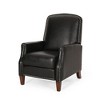 PU Leather Recliner Chair with Rivets, Adjustable Footrest - 4 of 4