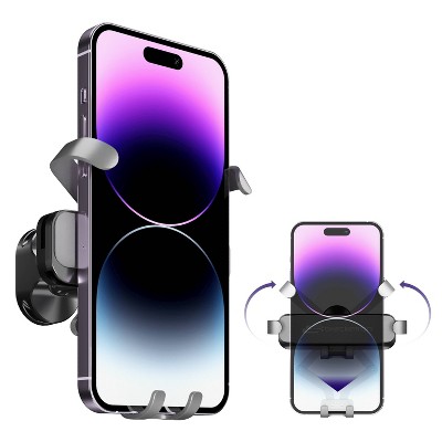 Bracketron AutoGrip Universal Car Vent Mount - Black: Plastic Adjustable Holder