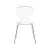 Meridian Furniture,Clarion Chrome Metal Dining Chair, Set of 2 - 4 of 4