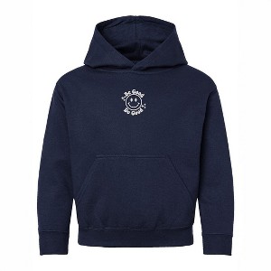 The Juniper Shop Embroidered Be Good Do Good Smiley Face Youth Graphic Hoodie - 1 of 3