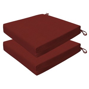 Honeycomb Outdoor Premium Dining Seat Cushion  (2-Pack) - 1 of 4