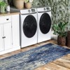 Modern Splashed Ink Printed Machine Washable Area Rug Ultra Thin Stain Resistant Non Shedding Non Slip Pet Friendly Floor Rug for Home Decor - 3 of 4