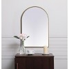 Elegant Lighting Metal Frame Arch Mirror 24x36 Inch in Brass - 4 of 4