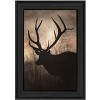 HomeRoots Elk Sunrise Black Framed Print Wall Art - 4 of 4