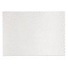 Hoffmaster Knurl Embossed Scalloped Edge Placemats, 9.5 x 13.5, White, 1,000/Carton - 3 of 4