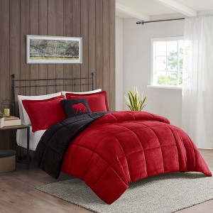 Woolrich Alton Plush to Faux Shearling Down Alternative Comforter Set - 1 of 4