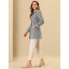 INSPIRE CHIC Women's Winter Classic Single Breasted Outwear Overcoat with Pockets - 3 of 4