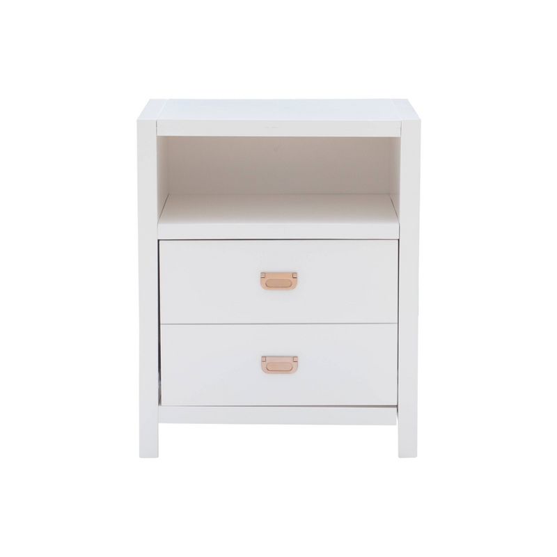 Peggy Transitional End Table White - Linon, 4 of 18