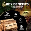 Firewood Central Kiln-Dried PA Hardwood Splits 16 in, 14–18 Pieces for Fireplaces, Stoves, and Campfires - 2 of 4