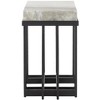 Gustaf Rectangle Accent Table - Sand Brown Marble/Black - Safavieh - 4 of 4