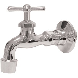 B&K  Adjustable Single Handle 1/2 In. MIP Inlet Chrome Handle Flange 203-194NL - 1 of 1
