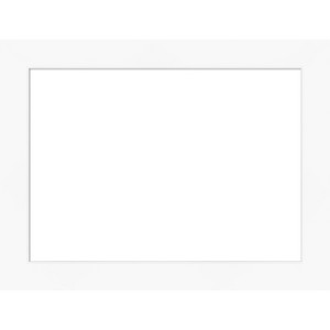 Amanti Art Cabinet White Framed Dry Erase Magnetic Board - 1 of 4