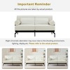 Akoasm Modern 2-Seater Sofa with Flexible USB Ports & Unique Cylindrical Armrests For Living Room-Beige - 4 of 4
