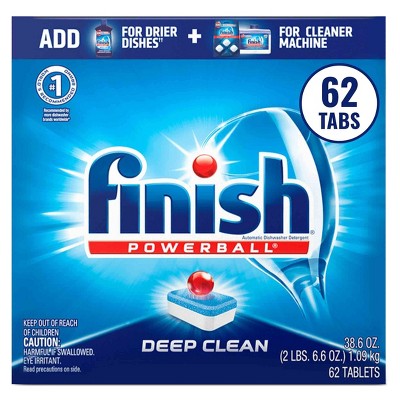 Finish Powerball Tabs Dishwasher Detergent - Fresh Scent