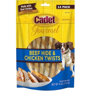 Cadet Chicken & Rawhide Twists (14 Pack) - 1 of 4