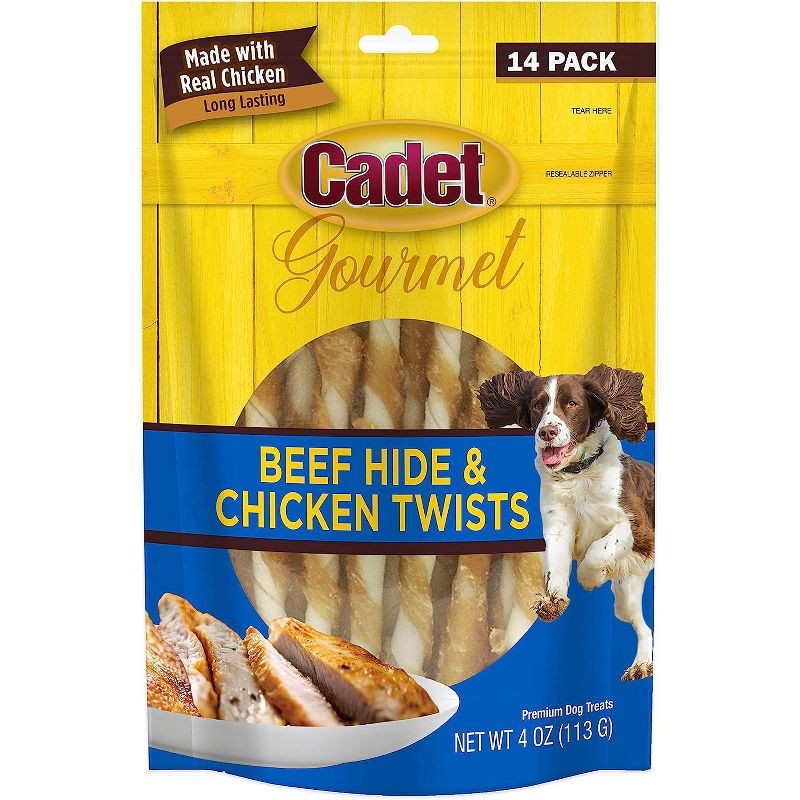 Cadet Chicken & Rawhide Twists (14 Pack), 1 of 5