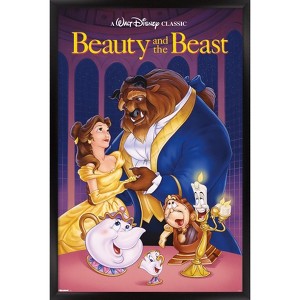 Trends International Disney Beauty and the Beast (1991) - Collector's VHS Cover Framed Wall Poster Prints - 1 of 4