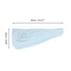 Unique Bargains Water-absorbent Cartoon Dog Embroidery Hair Towel 1 Pc - 2 of 3