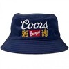 Adult Coors Banquet Beer Brand and All Over Logos Reversible Text Bucket Hat - 2 of 4