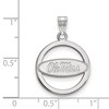 Black Bow Jewelry Sterling Silver Mississippi Rebels NCAA Small Pendant - 2 of 3