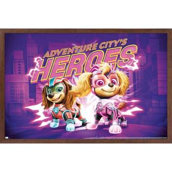 Trends International Paw Patrol: The Mighty Movie - Heroes Framed Wall Poster Prints