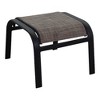 Courtyard Casual Santa Fe Alum Sling Ottoman  Set of 2 - 3 of 4